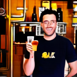 AJ The Developer Celebrates With His First Beer
