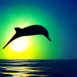Glowing Dolphin