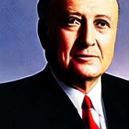 Gorbachev in a formal suit