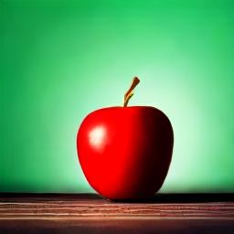 How to eat a red apple