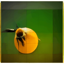 Bee daily cycle animation