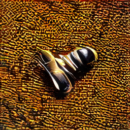 Bees in a flower field