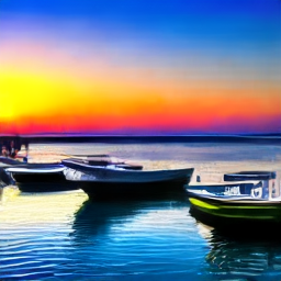 Bee in a vibrant field