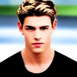 Cody and OI in a cozy booth