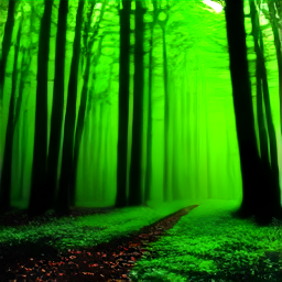 Enchanted Forest Scene