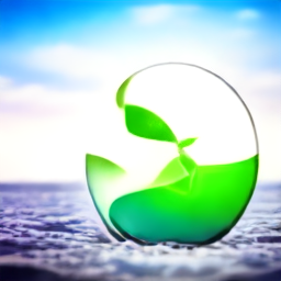Biodegradable plastic sample