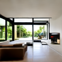 Interior of the grandparent's house