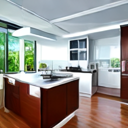 A person walking towards a goal