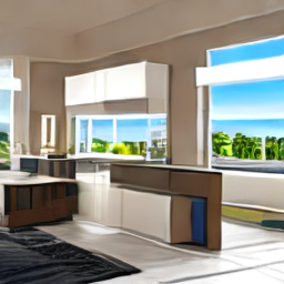 A person smiling while working hard