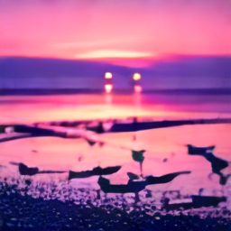 Three geese on the water
