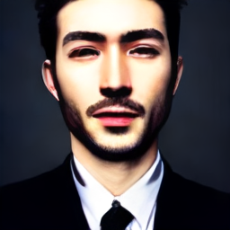 Femme in winter coat and scarf