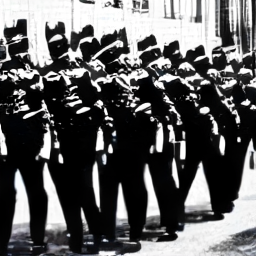 Police officers at the scene