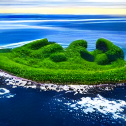 Island Devastated by Nuclear Blast