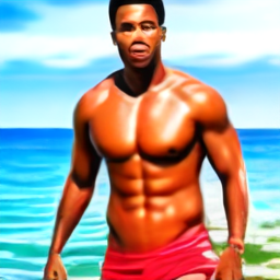 Clyde with Oil in His Hair