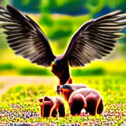 Pigs with wings in Argentina