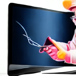 Scientists testing the new screen repair method