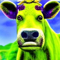 Shrek on cow