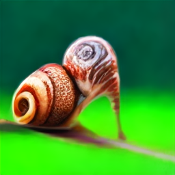 A common garden snail