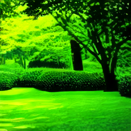 Soft Green Garden