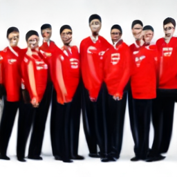 Team Members with their roles