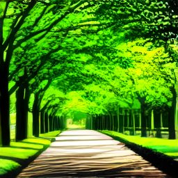 Green Spaces with Solar Panels