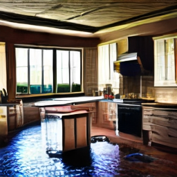Water Damaged Kitchen
